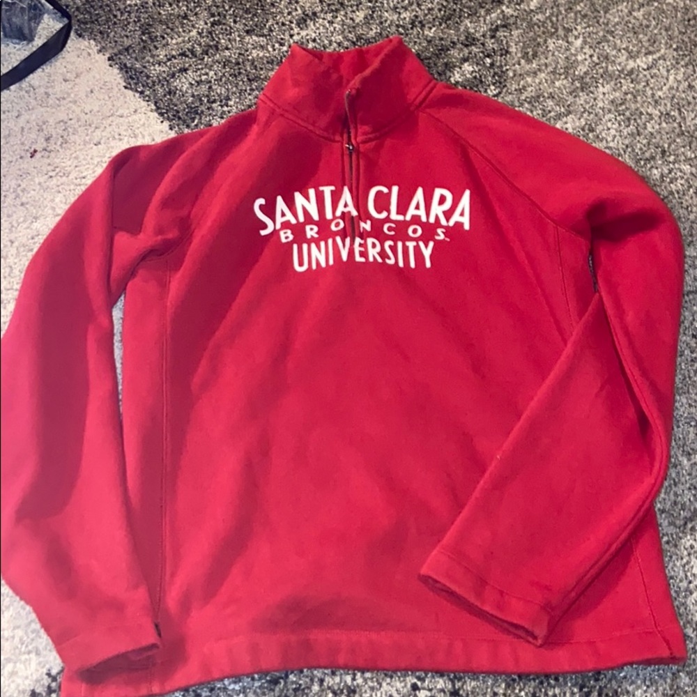 santa clara broncos half zip! gender neutral